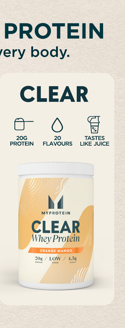 Clear Protein Powders
