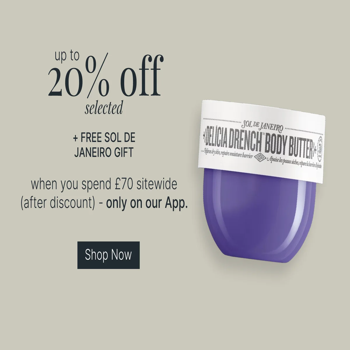 UP TO 20 PERCENT OFF SELECTED