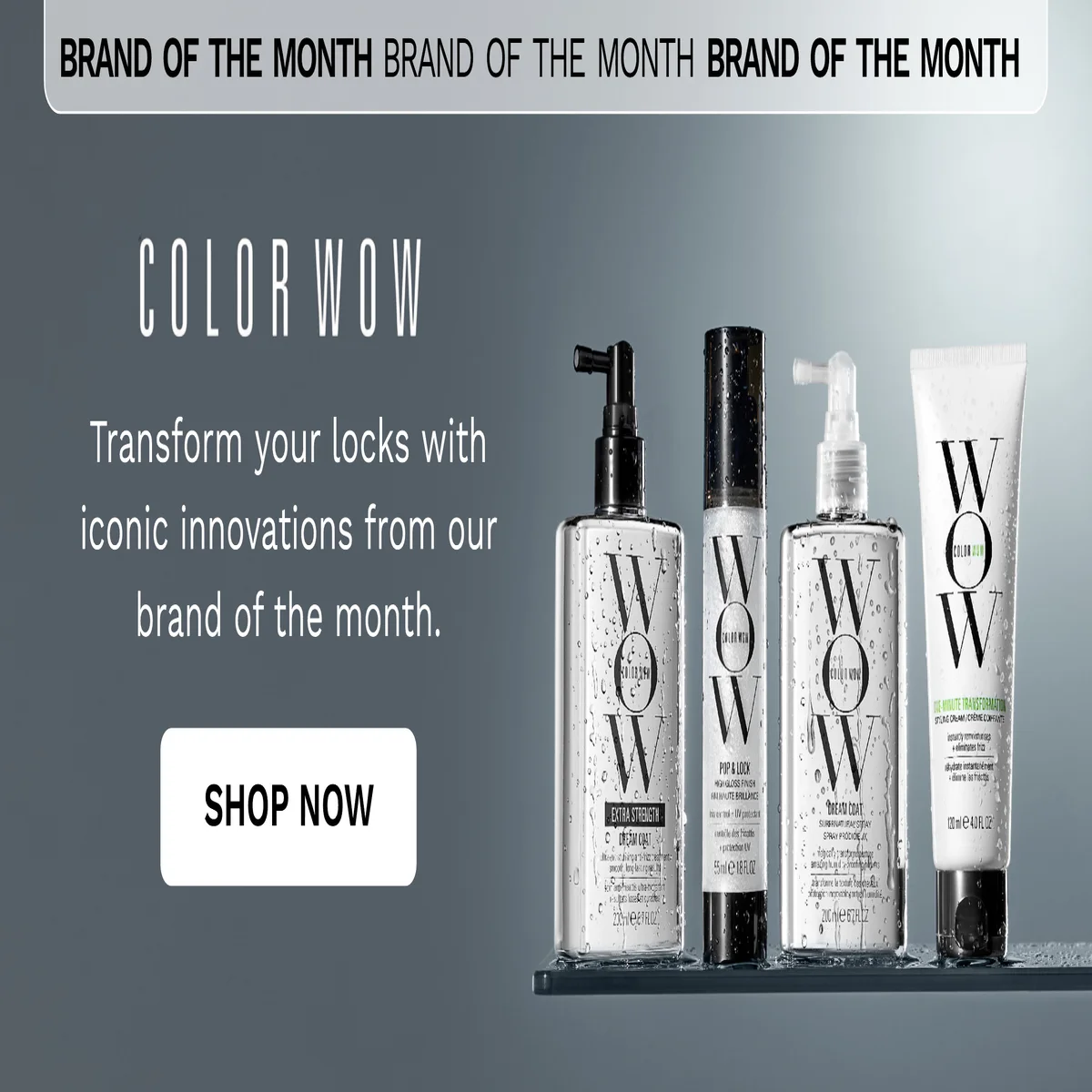 BRAND OF THE MONTH COLOR WOW