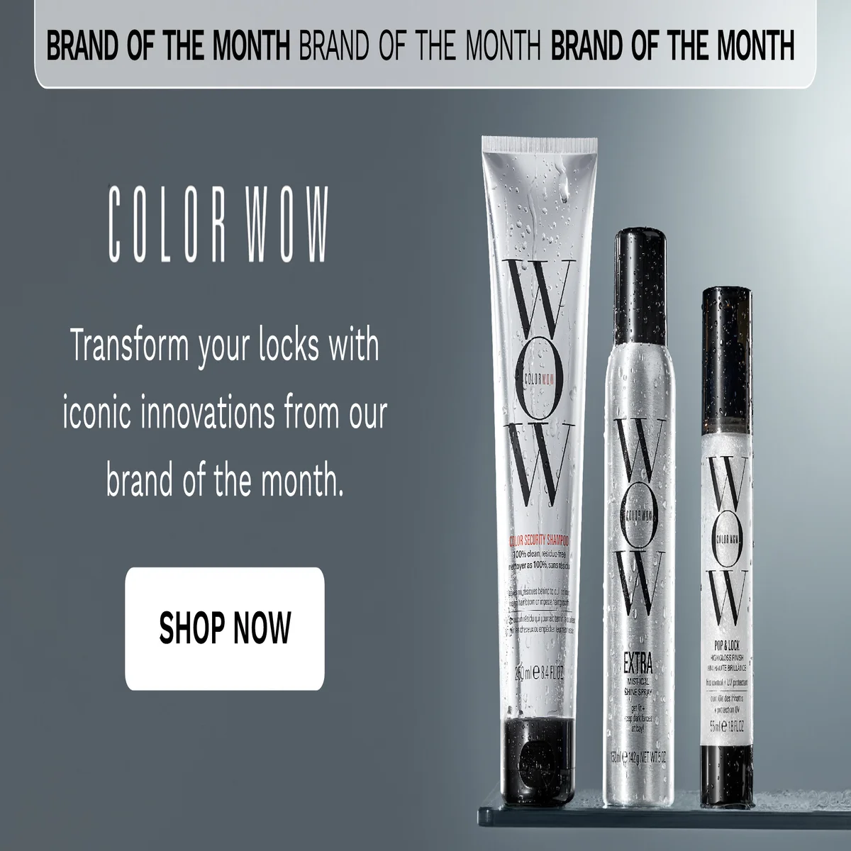 BRAND OF THE MONTH COLOR WOW