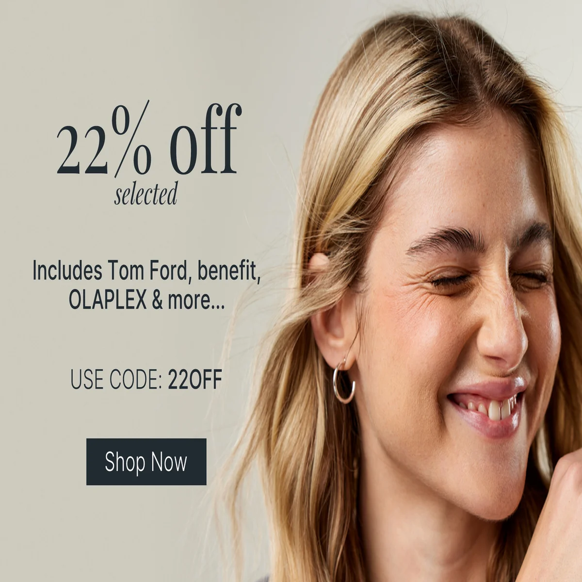 22 PERCENT OFF SELECTED