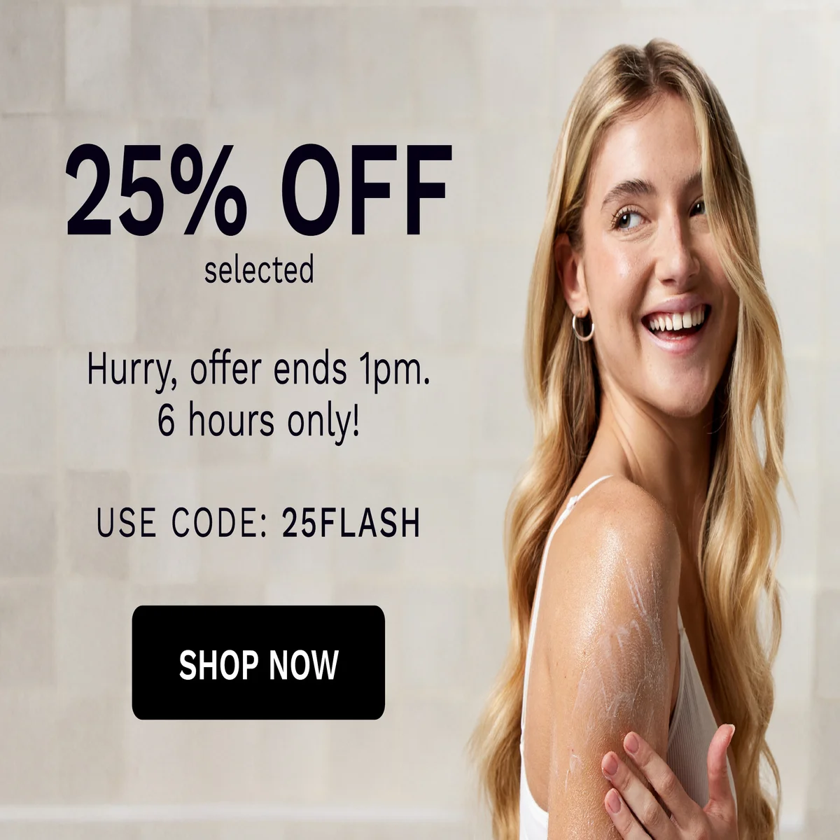 25 PERCENT OFF SELECTED