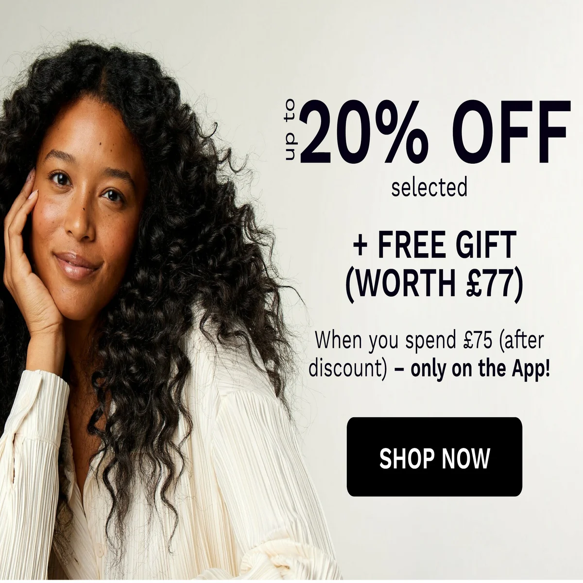 UP TO 20 PERCENT OFF SELECTED 