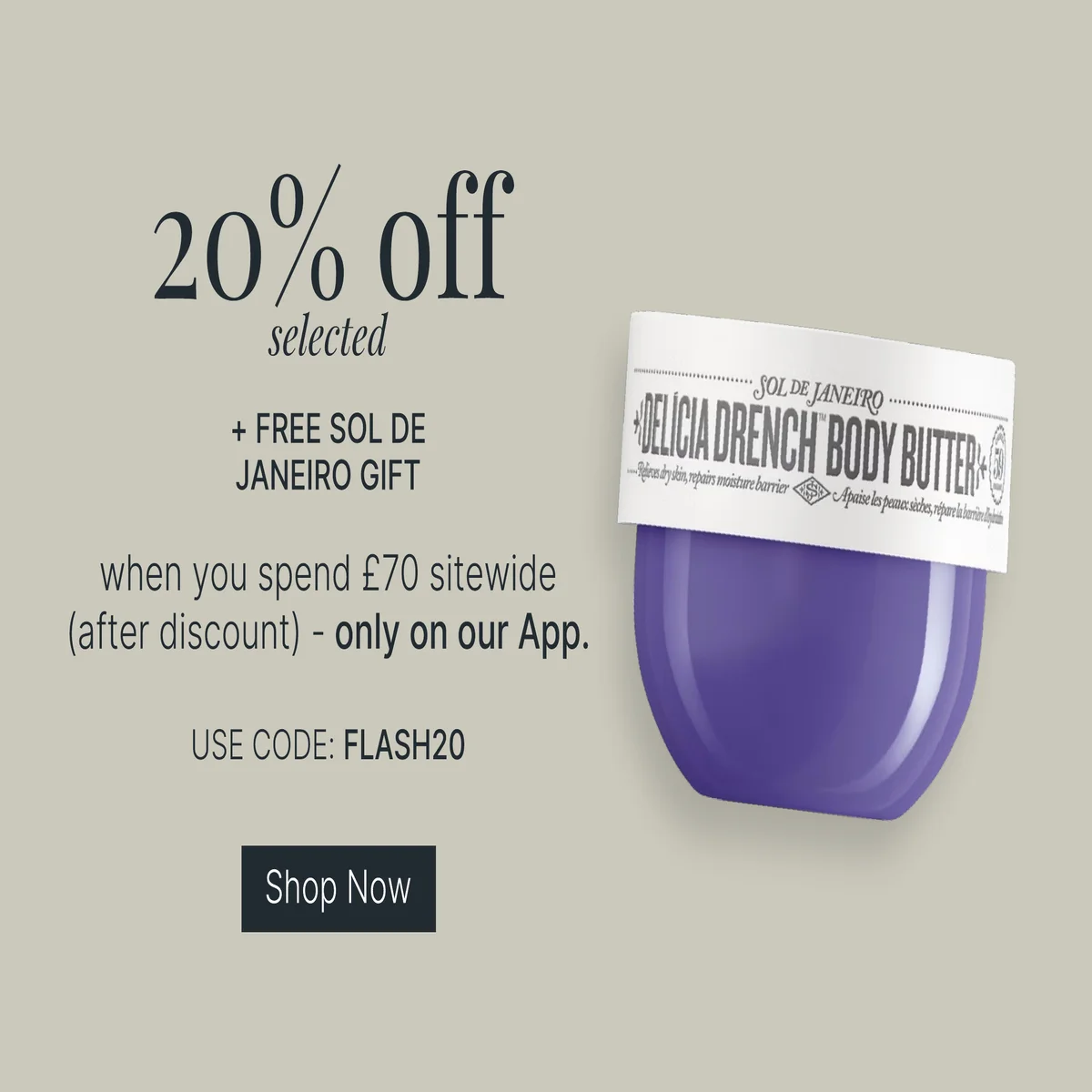 20 PERCENT OFF SELECTED 