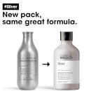 Shampoing éclat pour cheveux gris et blancs L'Oréal Serie Expert Silver 250ml