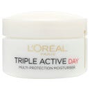 L'Oreal Paris Dermo Expertise Triple Active Day Multi-Protection Moisturiser - Dry / Sensitive Skin (50 ml)