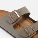 Birkenstock Arizona Birko-Flor Vegan Nubuck Sandals - UK 9.5 - Stein
