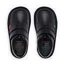 Kickers Toddlers Kick Lo Twin Velcro Shoes - Black - 10