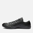 Converse Chuck Taylor All Star Ox Trainers - Black Mono - UK 3