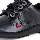 Junior Unisex Kick Lo Patent Leather Black
