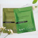 BeautyPro maschera in tessuto rinvigorente al collagene con estratto di tè verde