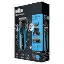 Braun Series 3 ProSkin 3010BT Electric Shaver, Blue
