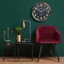 Newgate Mr Edwards Wall Clock - Radial Brass