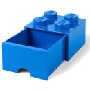 LEGO Storage 4 Knob Brick - 1 Drawer (Bright Blue)
