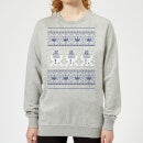Star Wars R2D2 Christmas Knit Weihnachtspullover – Grau