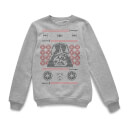 Star Wars Darth Vader Face Knit Weihnachtspullover – Grau