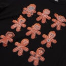 Star Wars Gingerbread Karakters Kerst T-Shirt- Zwart