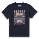 Back To The Future OUTATIME Men's Christmas T-Shirt - Navy