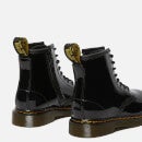 Dr. Martens Toddlers' 1460 T Patent Lamper Lace Up Boots - Black - UK 5.5 Kids