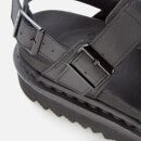 Dr. Martens Women's Voss Leather Double Strap Sandals - Black