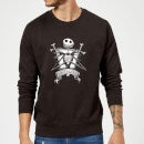 Disney The Nightmare Before Christmas Jack Skellington Misfit Love Black Sweatshirt