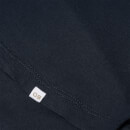 Ob-T 테일러드 핏 크루넥 티셔츠 네이비