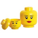 LEGO Iconic Boys Aufbewahrungskopf - klein