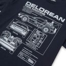 Camiseta Regreso al futuro DeLorean - Hombre - Azul marino