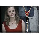 Collier d'Hermione Granger Bal de Noël - Crystal Rouge - Harry Potter