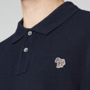 PS Paul Smith Men's Zebra Logo Regular Fit Polo Shirt - Dark Navy - S