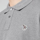 PS Paul Smith Men's Zebra Logo Regular Fit Polo Shirt - Grey Melange - S