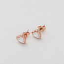 Ted Baker Women's Han Crystal Heart Earrings - Rose Gold/Crystal