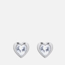 Ted Baker Women's Han Crystal Heart Earrings - Silver/Crystal