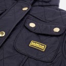 Barbour Girls' International Quilt Jacket - Black/Black - M/8-9 years