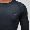 MP pánské podvlékací tréninkové triko s dlouhým rukávem – Černé - XS
