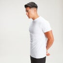 MP pánské klasické tričko s krátkým rukávem Luxe – Bílé