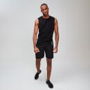 Camiseta sin mangas con sisas caídas clásica Luxe para hombre de MP - Negro - XS