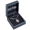 Harry Potter Time Turner Necklace Embellished with Crystals - Silver