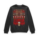 Shaun Of The Dead You've Got Red On You Christmas Jumper - Black
