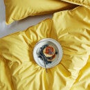 ïn home Washed Cotton Duvet Set - Yellow - Super king