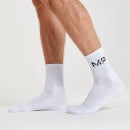 Crew Socks för män - Vit