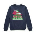 Elf Food Groups Christmas Sweater - Navy