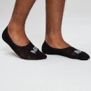 Pánské invisible ponožky - Černé - UK 6-8