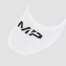 MP 남성용 투명 양말 - 흰색(3팩) - UK 6-8