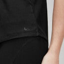 MP Sieviešu ikdienas apģērbs - tops ar pazeminātu rokas izgriezumu - Melns - XXS
