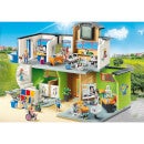 Playmobil City Life Furnished School Building with Digital Clock (9453)