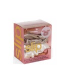 Slip Pure Silk 3-Pack Bunny Scrunchies - White/Pink/Caramel (3 piece)