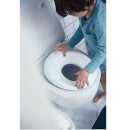 BABYBJÖRN Toilet Training Seat - White and Black Trim