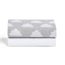 Snüz Bedside Crib 2 Pack Fitted Sheets - Cloud Nine