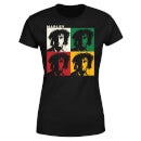 Bob Marley Faces Women's T-Shirt - Black